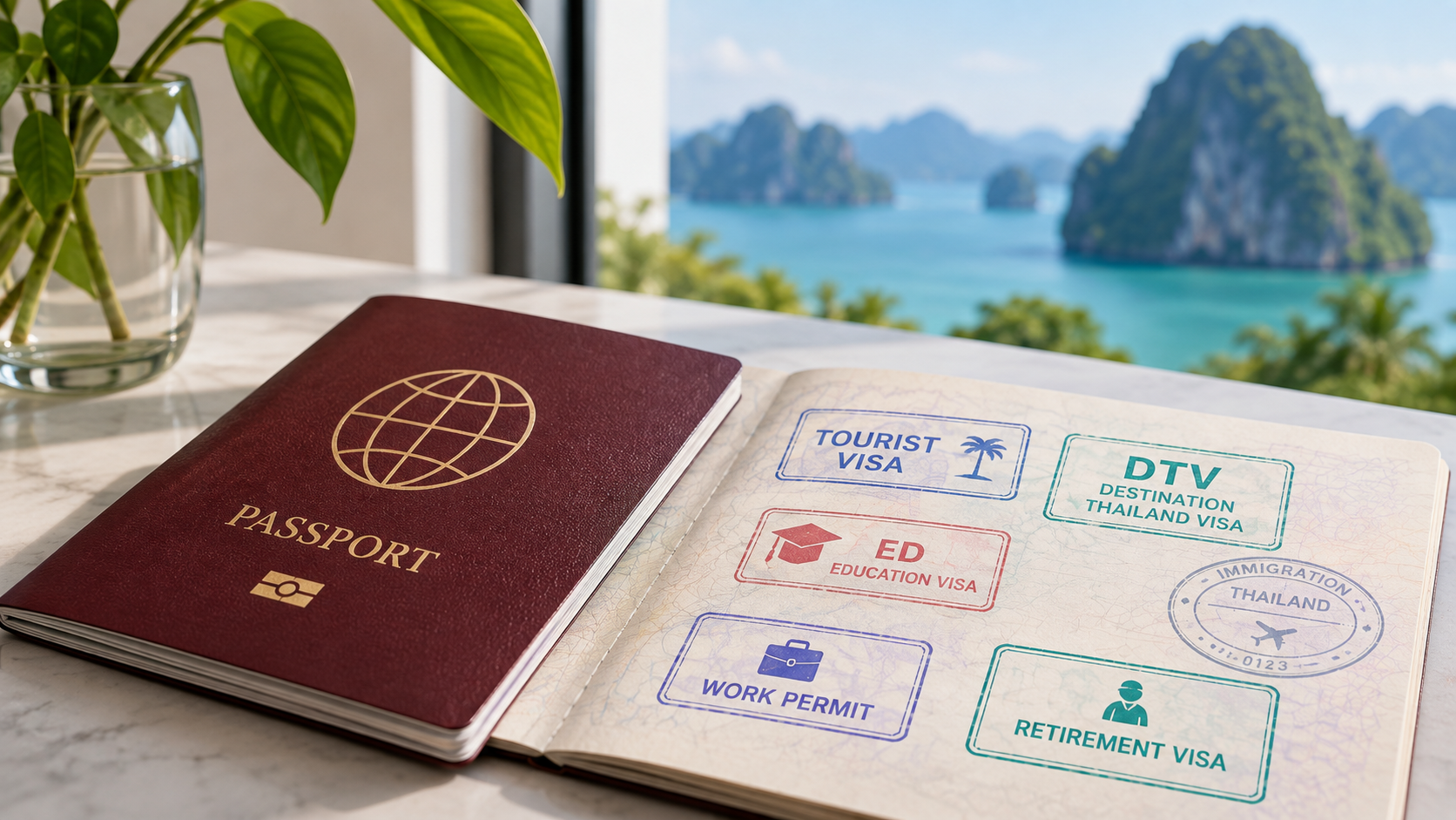 Визы в Таиланд: Tourist Visa, DTV, ED и Work Permit